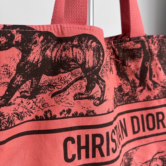 Christian Dior Straw Dioriviera Tote NEW - Picture 2 of 4